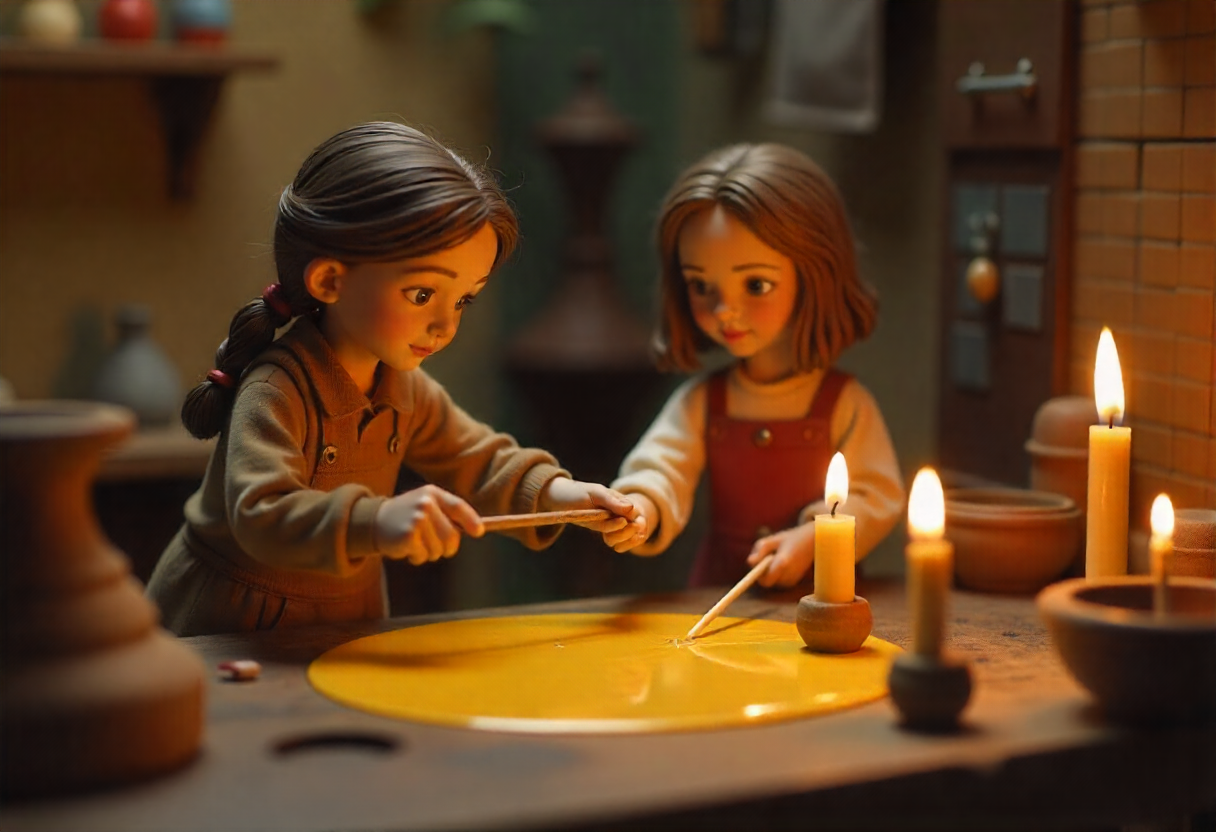 Craftedeaglowex candle workshop with artisan crafting candles